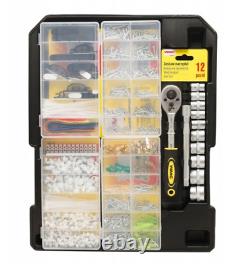 Key Tool Kit 1400 Pcs Case Combination Wrenches Pliers Cutters Hammer Measure