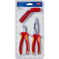 Knipex 3 Piece Electrical VDE Installations Tool Kit