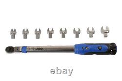 Laser Tools 6167 Torque Wrench 1/4 Drive Tool Kit Crowfoot Spanner Wrench Kit