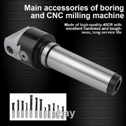 (MT5-F1-18-12PCS)Boring Bar CNC Milling Tools Kit Set Portable High Toughness
