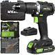 Mylek Cordless Hammer Drill Electric Screwdriver 20V Power Tool DIY 50 Piece Set