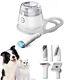 Pet Grooming Vacuum Kit 300W 9000PA Shedding Clipper Brush Tool Set Pet Cleaning