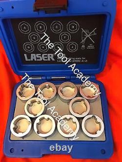 Professional Locking Wheel Nut Removal Socket Set Tool Kit For Land Rover 1 / 2