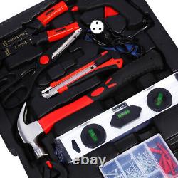 Professional Toolbox Set Aluminum Trolley Mechanic Kits Gloves 399pcs Box Case