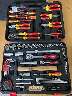 RS PRO 88 Piece Electrician's Tool Kit with Case, VDE Approved