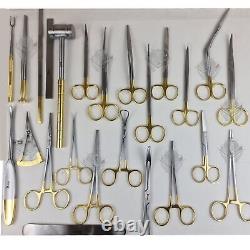 Rhinoplasty Set of 53 Pcs, Nose Surgery, Plastic Surgery Instruments Tools Kit