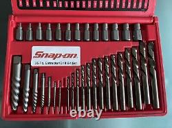 SNAP ON TOOLS 35 PIECE MASTER EXTRACTOR KIT EXD35 (1 Bit Missing Only)