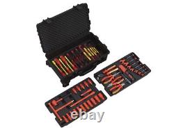 Sealey 3/8 Square Drive 1000V Insulated Tool Kit 50 Piece Socket Bit Set AK7938