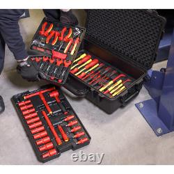 Sealey 3/8 Square Drive 1000V Insulated Tool Kit 50 Piece Socket Bit Set AK7938