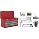 Sealey American Pro 3 Drawer Tool Chest + 93 Piece Tool Kit Red / Grey