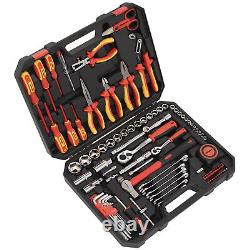 Sealey Electrician's Tool Kit 90pc VDE Approved Pliers Screwdrivers Siegen