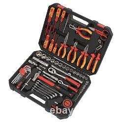 Sealey Electricians Tool Kit 90 Pieces Supplied In A Sturdy Storage Case S01217