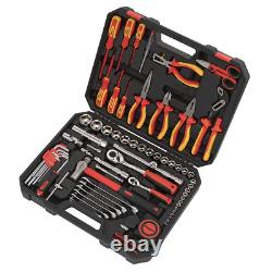 Sealey Electricians Tool Kit from Chrome Vanadium Steel 90 Pieces S01217