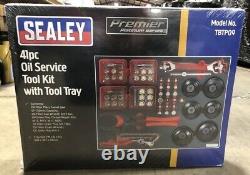 Sealy Premier Platinum Series 41 Piece Oil Service Kit With Tool Tray New Rare