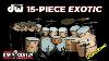Shane S New 15 Piece Dw Exotic Drum Set Unboxing