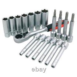 Shock Absorber Tool Kit 19pc Suspension Strut Nut Removal Top Mount Tool Service