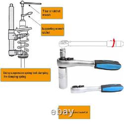 Shock Absorber Tool Kit 43PCS Suspension Mount Strut Nut Removal Socket Set UK