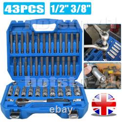 Shock Absorber Tool Kit 43PCS Suspension Top Mount Strut Nut Removal Socket Set