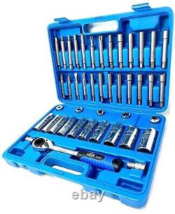 Shock Absorber Tool Kit 43PCS Suspension Top Mount Strut Nut Removal Socket Set