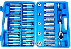 Shock Absorber Tool Kit 43PCS Suspension Top Mount Strut Nut Removal Socket Set