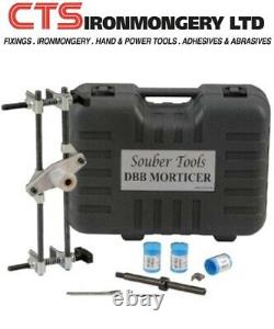 Souber Tools DBB Morticer Jig Kit C/W 3 Cutters (19mm, 22mm & 25mm)