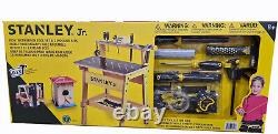 Stanley Jr. Kids Workbench Tool Set and 2 Wooden Kits Kids Junior Playset Tools