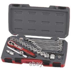 Teng Tools 3/8 DR 40 Piece Metric Socket Set And Spanner Set Kit T3840