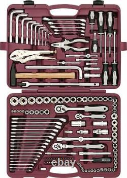 Thorvik 142Pcs Professional Ratchet socket set 1/2, 1/4, 3/8 UTS0142