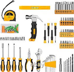 Tool Kit DEKO Drill Set with Cordless Drill, Kit Box, DIY Hand
