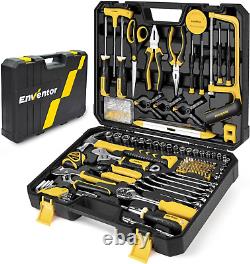 Tool Kit Set, 218PCS General Household Hand Tool Kit with Storage Toolbox, Compl