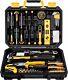 Tool Kit Set Box 100 Pieces Home Repair DIY Tools Basic Hand Toolbox Sets