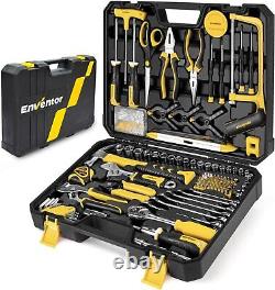 Tool Kit Set, General Household Hand Tool Kit with Storage Toolbox