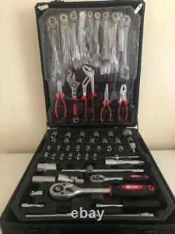 Tool Set Case Mechanics Kit Box Organiser with Castors Tool Box Trolley UK