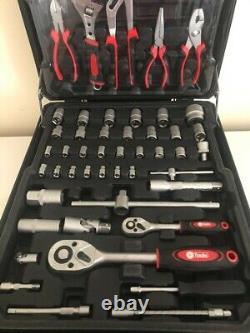 Tool Set Case Mechanics Kit Box Organiser with Castors Tool Box Trolley UK