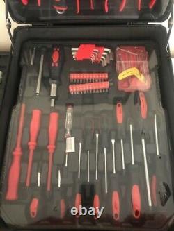 Tool Set Case Mechanics Kit Box Organiser with Castors Tool Box Trolley UK