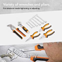 Tool Socket Set Heavy Duty Premium Hand Wrench Tool Kit Home DIY Garage Workshop