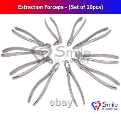 Tooth Extraction Forceps Surgical Dental Instruments Dentist Surgery Tools Kit