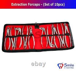 Tooth Extraction Forceps Surgical Dental Instruments Dentist Surgery Tools Kit