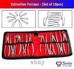 Tooth Extraction Forceps Surgical Dental Instruments Dentist Surgery Tools Kit