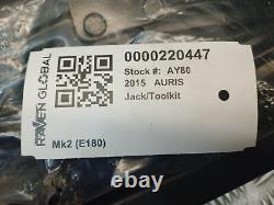 Toyota Auris Lifting Jack Tool Kit Set 6499302060 Mk2 E180 2012 2019