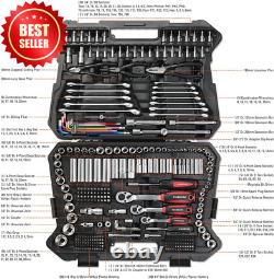 True MechanicT 314-Piece Tool & Socket Set, Professional Metric Mechanics Kit