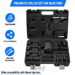 UPGRADE DIESEL INJECTOR PULLER Pneumatic Injector Extractor Puller Tool Kit Set