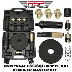 US PRO Master Locking Wheel Nut Removal Set universal Remover Tool Kit