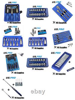 US PRO Tools Apprentice Starter Kit Sockets Pliers Ratchets etc NEW
