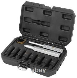 Welzh Werkzeug Universal Locking Wheel Nut Removal Sockets Tool Kit 1158-WW