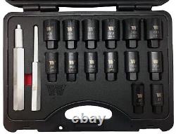 Welzh Werkzeug Universal Locking Wheel Nut Removal Tool Kit Easy Removal 4063-WW