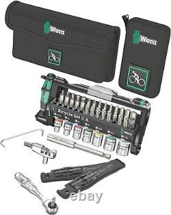 Wera 004183 Bicycle Set 3 A 38pce 1/4Dr Ratchet, Socket, Bit Set & Accessories