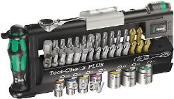 Wera Kraftform Kompakt SH 1 Plumbkit, 25pc, 05135927001 & Tool-Check Plus Mini &