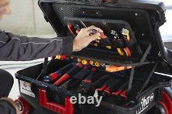 Wiha 105 Piece XXL III Electricians Insulated VDE Tool Kit & Hop-Up Case, 44128