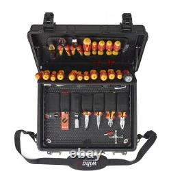 Wiha 40523 81 Piece XL Competence Electrician Tool Set Hand Tool Kit Cased